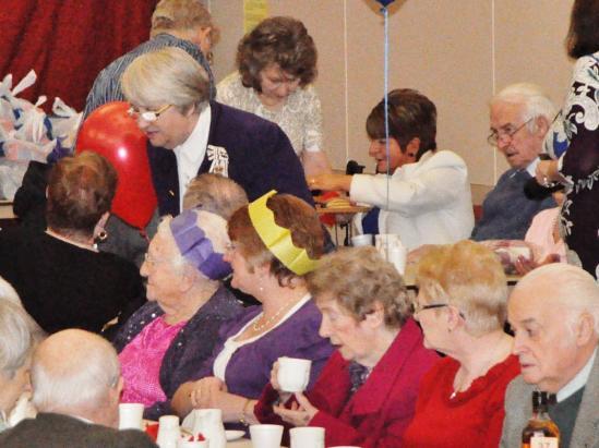 Photograph of PENSIONERS PARTY WAS A 'REEL' TREAT