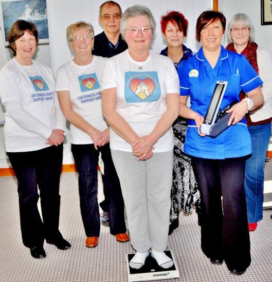 Photograph of Caithness Heart Support Group Donates Digital Scales