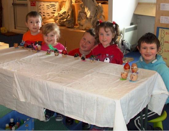 Photograph of Caithness families enjoyed Easter fun with The Rangers