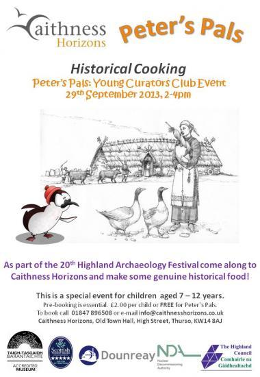 Photograph of Historical Cooking With Peter's Pals At Caithness Horizons