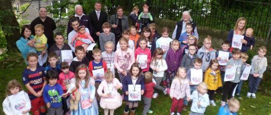 Photograph of Wicks Summer Reading Challenge Certificates Presented