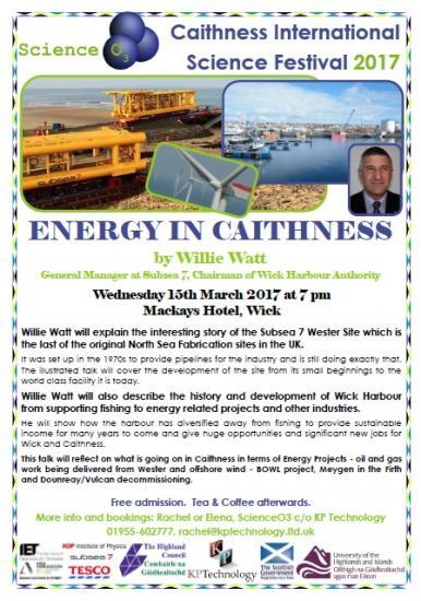 Photograph of Science Festival 2017 - Energy in Caithness