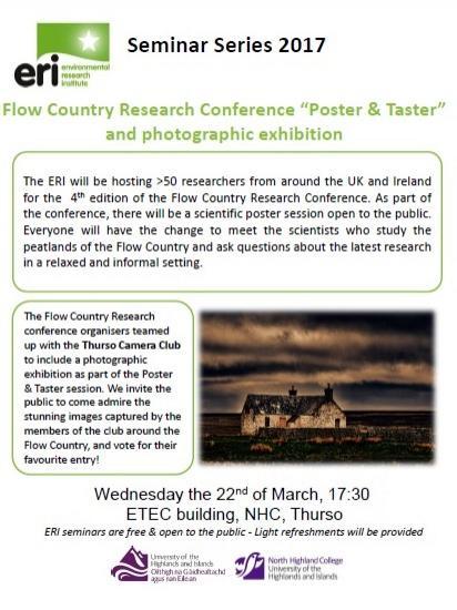Photograph of Flow Country Photo and Poster Exhibition - Meet The Scientists