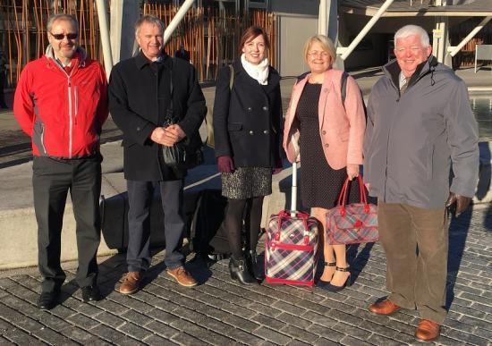 Photograph of Caithness Health Action Team (CHAT) At Scottish Parliament
