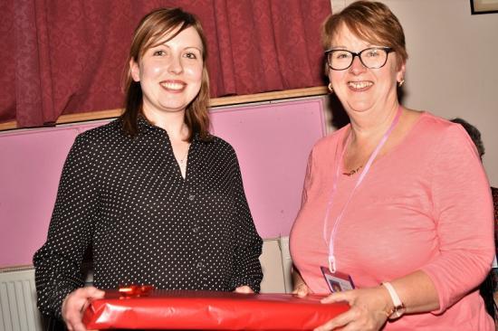 Photograph of Gift for Guest Speaker Councillor Nicola Sinclair